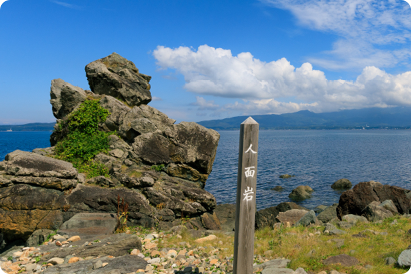 人面岩（サドイチ大佐渡一周コース 130km）