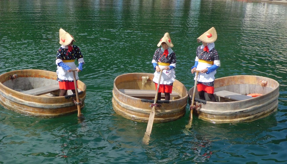 たらい舟体験