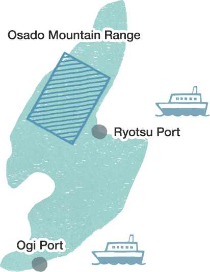 佐渡を五感で感じるトレッキングルート