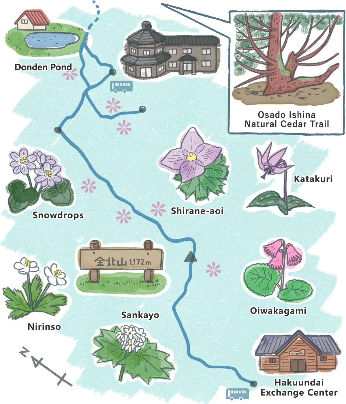 佐渡を五感で感じるトレッキングルート